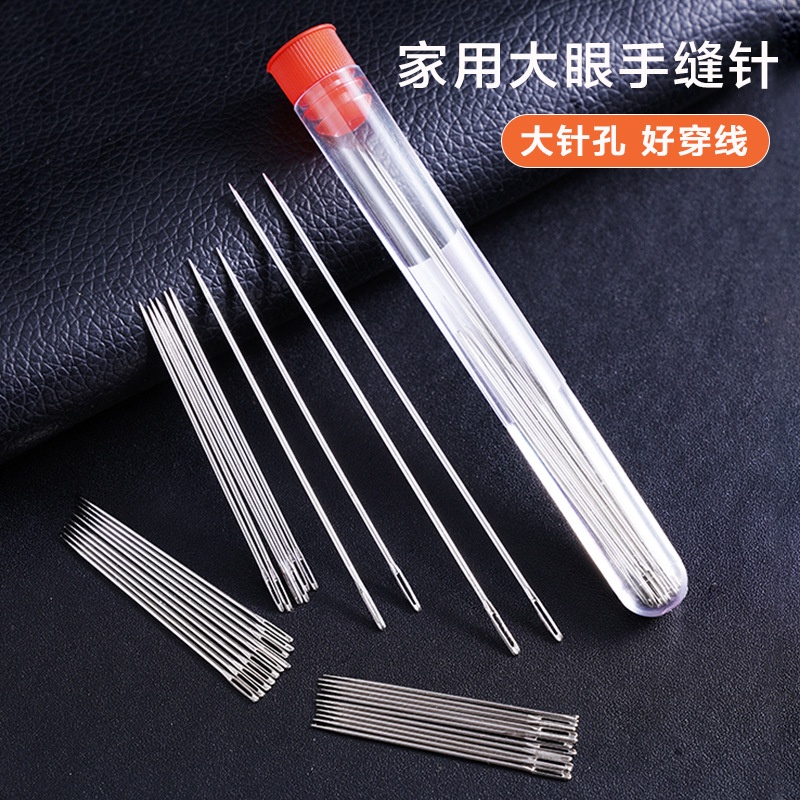 Bộ 30 Cây Kim Khâu Quần Áo Bằng Thép Chất Lượng Cao