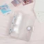 DARON Card Organizer Trường Văn Phòng Phẩm Mini Notebook Trang Sổ Tay Trong Suốt Lấp Lánh 3 Lỗ Chất Kết Dính Kẹp