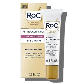 ROC Retinol Correxion Line Smoothing Eye Cream, Even Tone + Lift Eye Cream, Revive Glow Eye Balm, dark circle