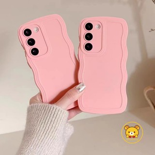 Vỏ điện thoại hình sóng cho samsung galaxy a54 a34 a14 a33 a53 5g a13 5g a04s a22 4g m32 4g a31 vỏ mềm tpu ins style candy color wave edge liquid silicone couple case