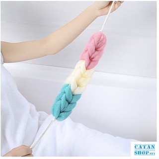 Bông tắm chà lưng loại dài 28cm chất lưới siêu mềm mại GD746-Tam3Khuc