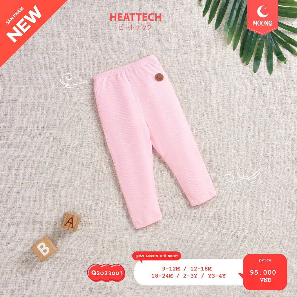 (9-15kg) Quần Legging Mỏng, Tăm, Co Dãn 4 Chiều Moon Cho Bé Mã Q2023001