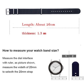 20mm 22mm Nylon Bện Dây Đeo Đồng Hồ Dây Đeo Cho Quân Sự Vải Gân Nam Nữ Vòng Tay Thể Thao Cho Samsung Galaxy Watch 6 5 4 3 40mm