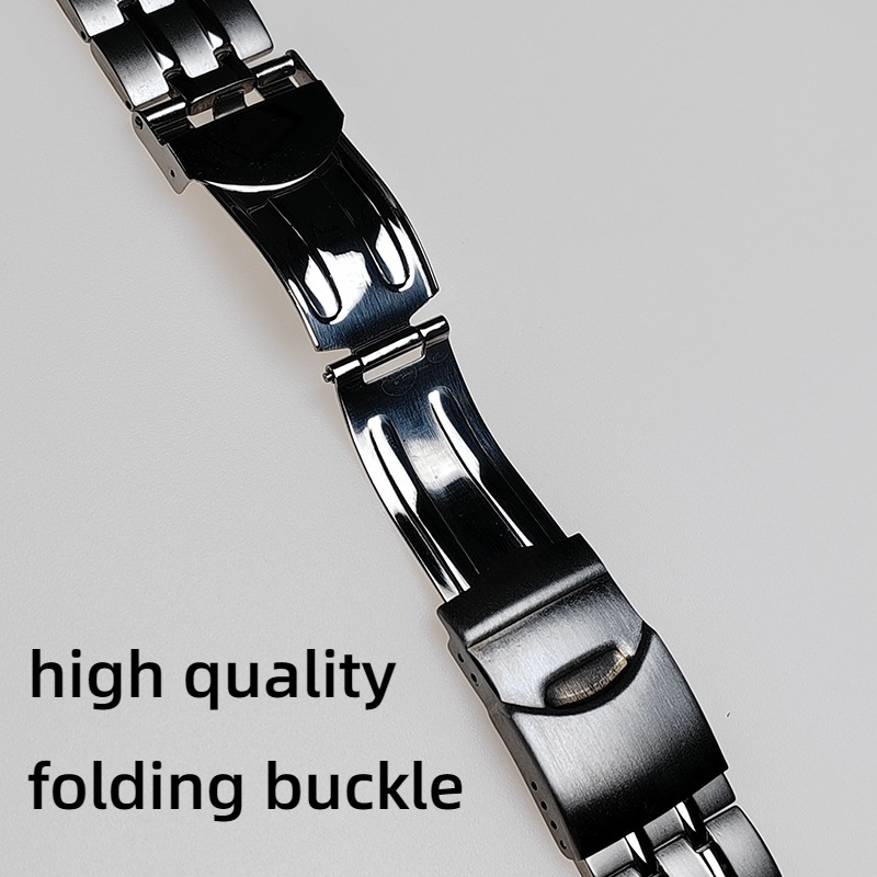 Dây Đeo Đồng Hồ Bằng Kim Loại Không Gỉ 19mm 21mm Cho Swatch
