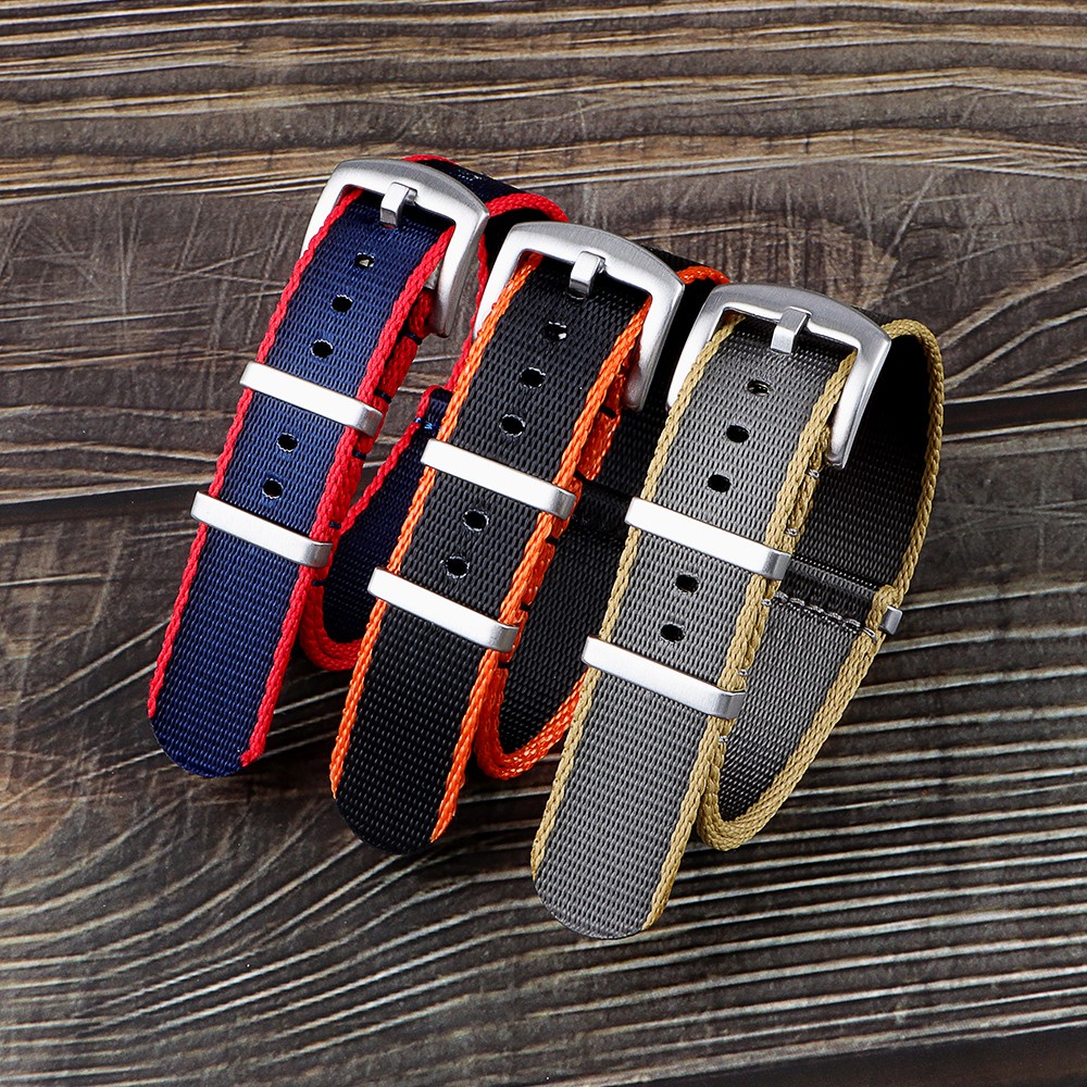 Dây Đeo Nylon Thay Thế Cho Đồng Hồ Thể Thao Nam Nữ NATO ZULU 20mm 22mm