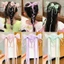 Set 2 Kẹp Tóc Nơ Ruy Băng Dễ Thương Thời Trang Hàn Quốc
