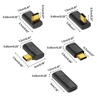 Charmantcc1 240W USB C Adapter Loại C Nam Sang Nữ Mở Rộng Cho Notebook Điện Thoại Di Động