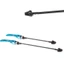 Trung tâm bánh xe trục xe đạp CODECOVED, phía sau trung tâm xe đạp siêu nhẹ 135mm Cần tháo nhanh, Phát hành nhanh Bánh trước chịu nhiệt độ cao Bánh xe đạp 100mm Cần tháo nhanh xe đạp