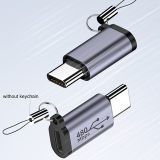 Bộ chuyển đổi USB Mini MOON Type-C sang Micro USB Đầu nối hợp kim nhôm 18W 480M