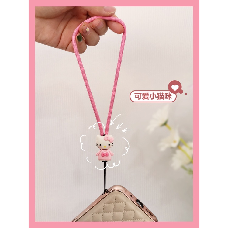 Móc Điện Thoại / Chìa Khóa / Dây Đeo Cổ Tay / Móc Khóa Hình Gấu Pooh Winnie the Pooh Bằng Nilon Dễ Thương