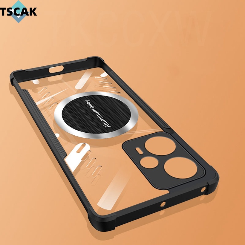 Ốp Điện Thoại silicone Trong Suốt Tản Nhiệt Chống Rơi Thời Trang Cao Cấp Cho Redmi Note 12 Turbo K60 Pro K60E