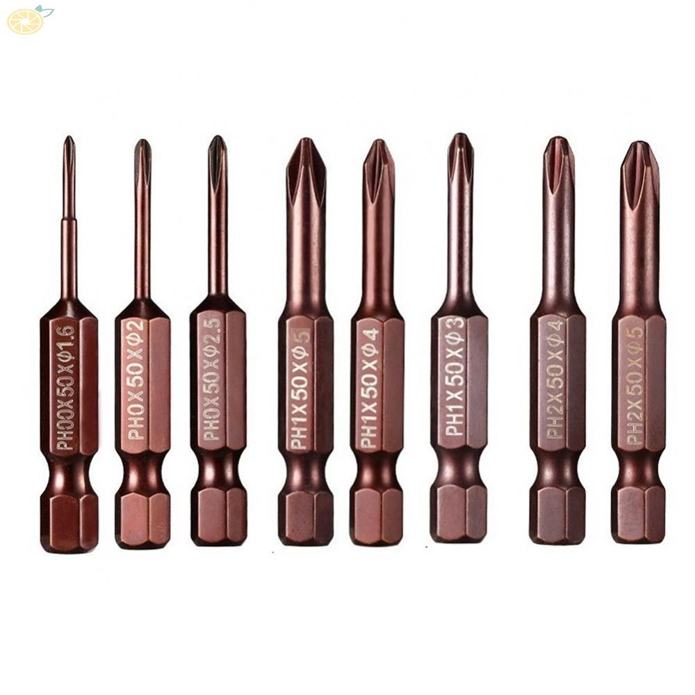 【VARSTR】1/4inch Hex Shank Screwdriver Bit Set PH00 PH0 PH1 PH2 50mm