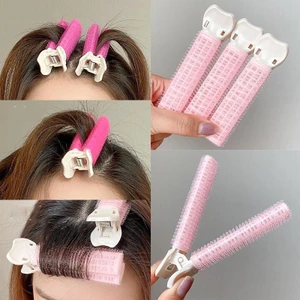 Dụng cụ uốn tóc xoăn bằng nhựa phong cách Hàn Quốc