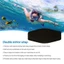 DELMER Mặt nạ lặn Dây đeo có đệm, Bảo vệ tóc Neoprene Thể thao dưới nước Bọc, Dây đeo đầu chắc chắn Bền Dễ dàng cài đặt Vỏ dây đeo Neoprene Thiết bị lặn