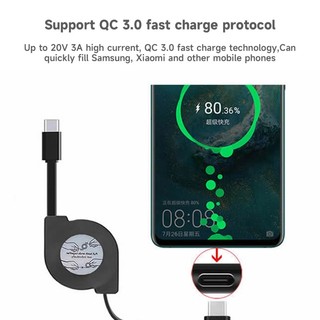 Dusur Dây Cáp Sạc Nhanh pd 60w usb c Sang usb c Cho notebook Với Công Tắc Điện Thoại