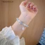 Vòng Tay Chuỗi Hạt Đá Opal Nhân Tạo Co Giãn Thời Trang Dành Cho Nữ