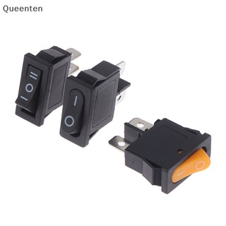 Queenten 5 chiếc KCD1-110 9.5x21mm Rocker BẬT / TẮT 2 Pin Nhạc Cụ Điện QT