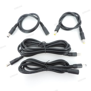Dây Cáp Nối Nguồn 12v 18awg DC male Sang female 5.5X2.5mm 2.1mm diy
