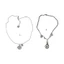 OXXGGKAO Thời Trang Vortex Ngôi Sao Mặt Dây Chuyền Vòng Cổ Tính Khí Xương Đòn Dây Xích Y2K Choker