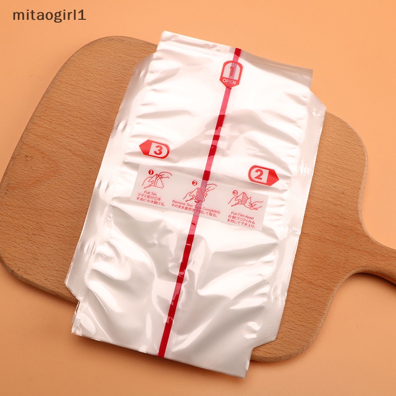 [mitaogirl1] 20 Chiếc Túi Đóng Gói Gạo Tam Giác Hai Lớp Rong Biển Onigiri Túi Sushi Boutique