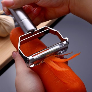 Nạo Inox Đa Năng 3 In 1 Nạo Gọt Rau Củ Quả Bào Sợi Siêu Sắc Hàng Nội Địa Trung SUNNY DAY