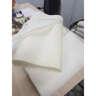 Gối cao su non cao cấp chống ngáy, gối memory foam chống đau mỏi vai gáy giúp ngủ ngon