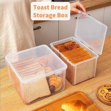 Hộp đựng bánh mì hộp đựng bánh mì hộp đựng bánh mì trong suốt đa chức năng thực phẩm trái cây hộp đựng bánh mì hộp đựng bánh mì tủ lạnh bảo quản thực phẩm có nắp