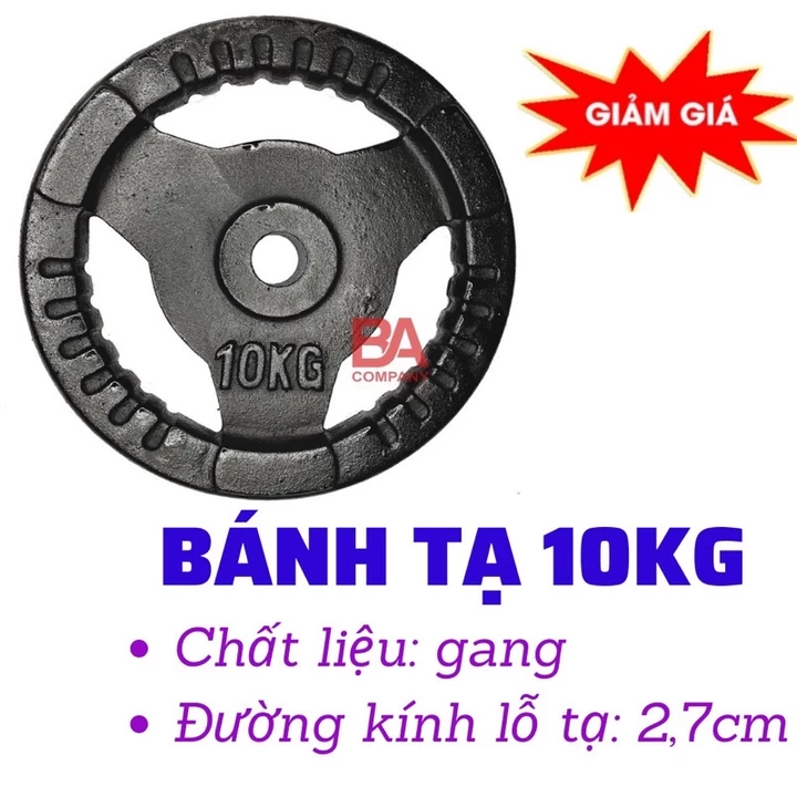 Combo 50kg Tạ Tay Kết Hợp Tạ Đẩy ( 50kg Tạ Gang , 2 Đòn Tay 35cm, 1 Đòn Dài 1.5m ) Tặng Găng Tay Tập Gym – 4