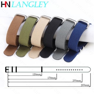 Dây Đeo Đồng Hồ Bằng Nylon Cotton Mềm Chất Lượng Cao 20mm 22mm