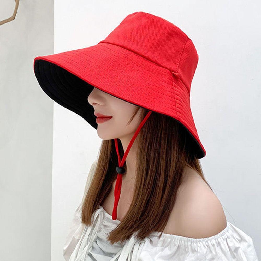 Mũ xô HOBBYIN Nam Nữ Xuân Hè Chống tia cực tím Mũ chống nắng di động