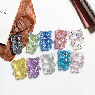 Giá Đỡ Điện Thoại Túi Khí Hình Gấu Twinkle Màu Trơn Dễ Thương