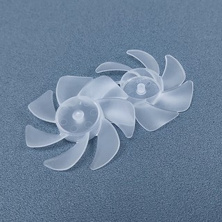 Zuoo Cánh quạt nhựa Mini công suất nhỏ 7 lá cho động cơ máy sấy tóc Quạt cầm tay