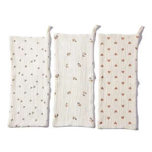 Yoo Baby Washcloth Cotton Saliva-Twel Yếm Ăn Mềm Khăn Điều Dưỡng Sản Phẩm Trẻ Sơ Sinh
