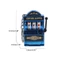 Miss * Slot Machine Móc khóa Lucky Charm Jackpot Móc khóa Mini Casino Mặt dây chuyền Túi quyến rũ