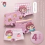 ✨Bộ 4 Quần Lót boxer Bằng cotton Nguyên Chất In Họa Tiết Hoạt Hình Cho Bé Gái 3-14 Tuổi