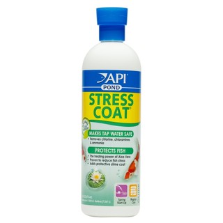 API Stress Coat Pond - Giảm stress, khử độc tố và tạo nhớt cho cá cảnh nước ngọt