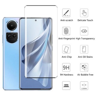Dành Cho OPPO Reno 11 5G Full Cover Kính Cường Lực Bảo Vệ Màn Hình Cho OPPO Reno 11 11F 12 12F 10 8 Pro + Pro Plus 7 8T 4G 5G Phim Kính Và Bảo Vệ Camera