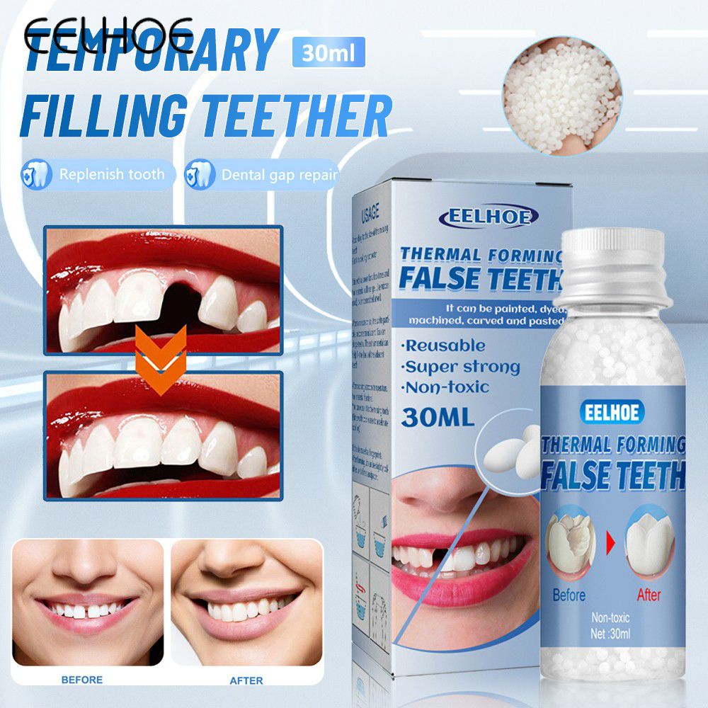 Ảnh Hạt nhựa EELHOE trám sửa tạm thời răng giả bị mất 10g/ 20g/ 30g 1
