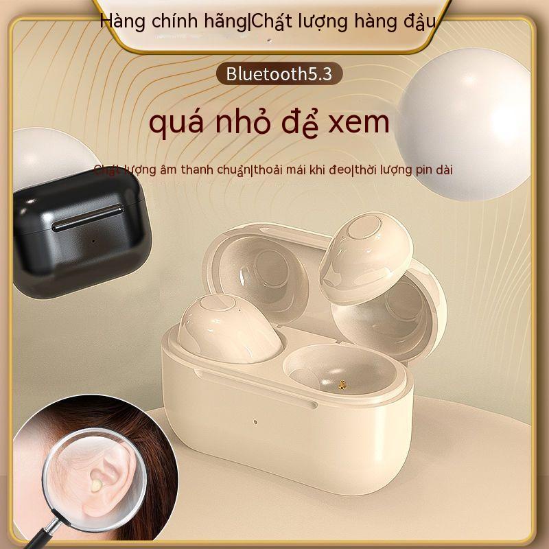 Tai Nghe Bluetooth Mini Nhỏ Gọn Không Dây Vô Hình Không Nhấp Nháy Phù ...