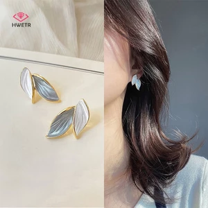 Khuyên tai HWETR dáng thả phong cách bohemia Hàn Quốc ngọt ngào thời trang dành cho nữ