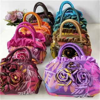 Túi đựng mẹ TONFASHION, Túi đựng mẹ trang trí hoa phong cách quốc gia, Túi xách nữ thêu hoa có dây kéo dành cho người lớn tuổi