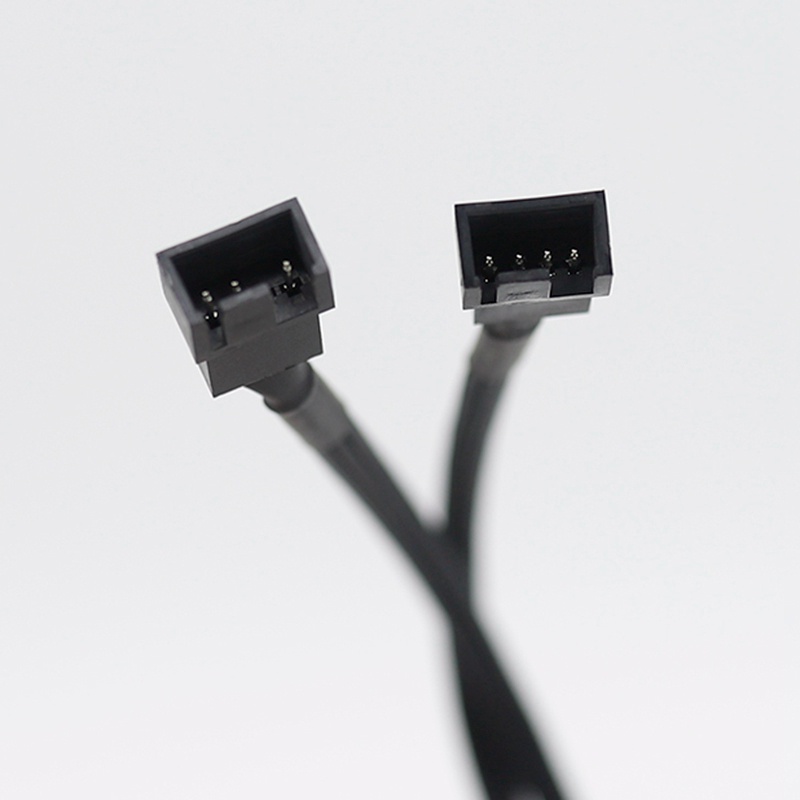 Cáp bện 1 đến 2 chiều Y Splitter 3 / 4 Pin PWM Nam Kết Nối Quạt Máy Tính PC Quạt Nối Dài Cáp