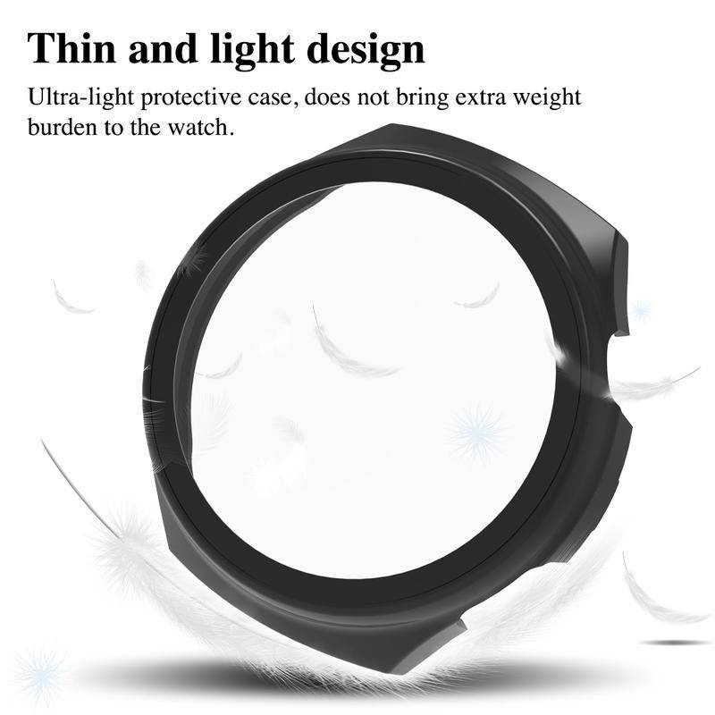 Vỏ cứng bảo vệ màn hình bằng kính cho Huawei Watch 4 Phụ kiện vỏ bảo vệ