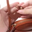BRABRAAA Dây da thật Thay thế thời trang Khóa treo biến hình cho Longchamp