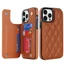 Ví Sang Trọng Khe Cắm Thẻ Bao Da Cho iPhone 17 Pro MAX 16 Plus Từ PU Flip Holder Vỏ Silicon Chống Sốc 15 Pro MAX 17 Air