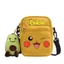Túi Đeo Chéo canvas In Hình pikachu Thời Trang Chất Lượng Cao Trọng Lượng Nhẹ Giải Trí Ngoài Trời Cho Trẻ Em Người Lớn