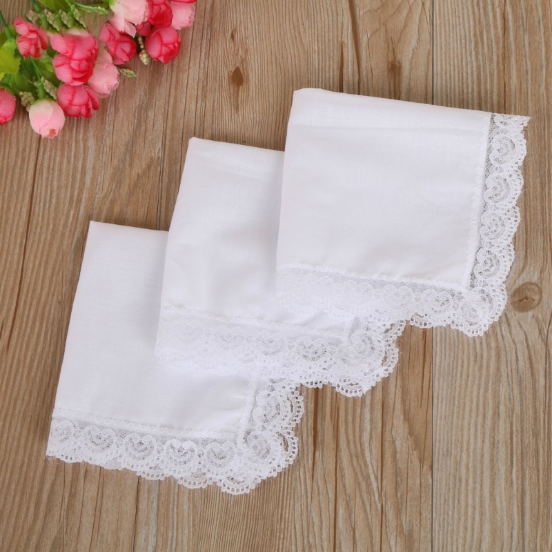 Khăn Tay Cotton Thấm Hút Thêu Họa Tiết Cho Nam Nữ