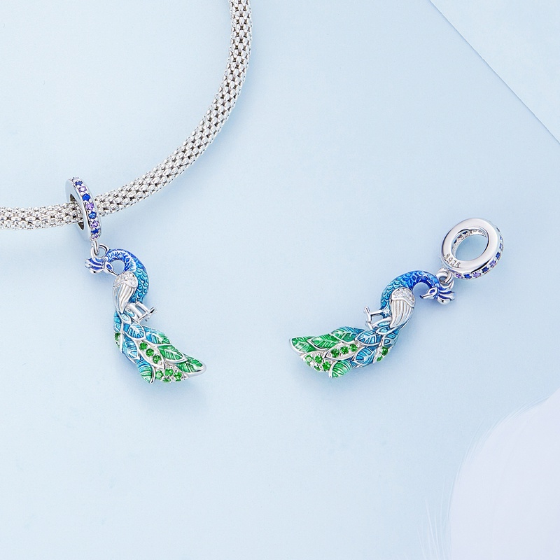 Bamoer Mặt Dây Chuyền Hình Chim bạc 925 Thời Trang Cho Nữ