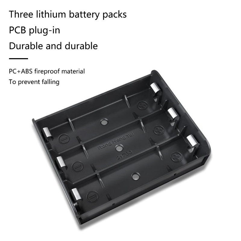 YOI DIY Ốp Lưng Cho 21700 Hộp Bảo Quản 1 2 3 4 Cái Có Thể Sạc Lại Cho 21700 Hộp Đựng