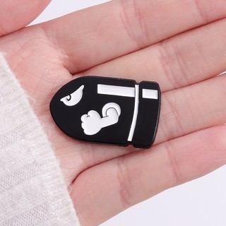 Ghim Cài Ba Lô Tráng Men Hình Đầu Đạn Hoạt Hình Mario Tráng Men Làm Quà Lưu Niệm Cho Bạn Bè